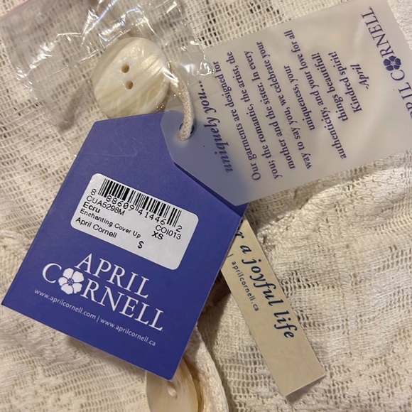 April Cornell BOHO Enchanting Cover Up, size XS - Picture 7 of 10